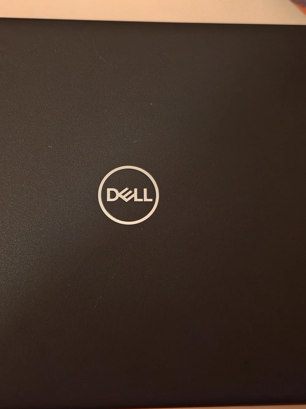 Dell Black Chromebook with Visible Network Screen